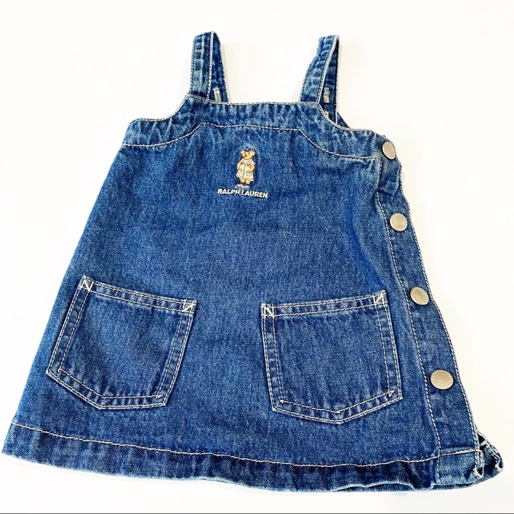 Ralph Lauren Denim Dress Sz 3-6 m